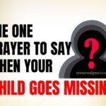 This Prayer Could Help Find Your Child