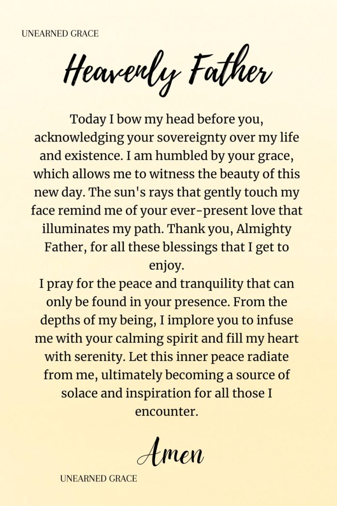 18 Powerful Daily Prayers To Say Every Morning With Images Unearned 18 powerful daily prayers to say every morning with images unearned